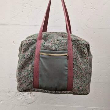 Stoffenpakket - Voyage teddy gespikkeld medium