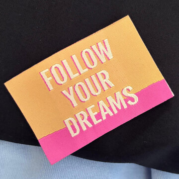 Label - Follow your dreams (5 stuks)