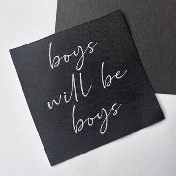 Label - Boys will be boys (5 stuks)