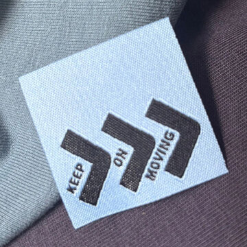 Label - Keep on moving (5 stuks)