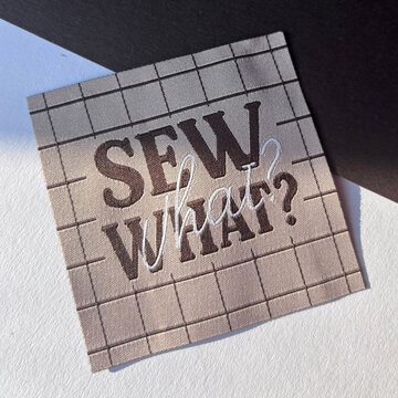 Label - Sew what? (5 stuks)
