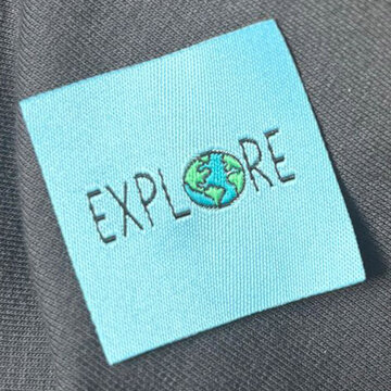 Label - Explore wereldbol (5 stuks)