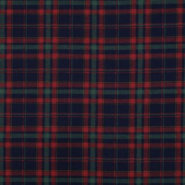 Flanel - Winterse ruit blauw groen bordeaux