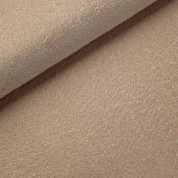 Coupon 350 - Mantelstof  Beige soft 169 fi