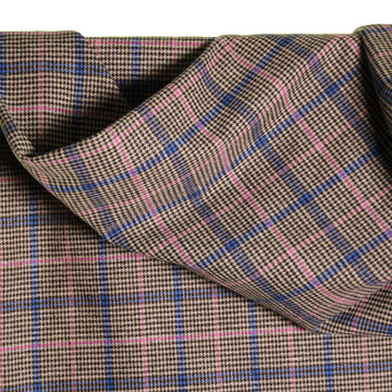 coupon 135 /Damesstof - Dark checked jupe