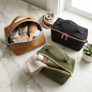 Stoffenpakket - Magic pouch oker