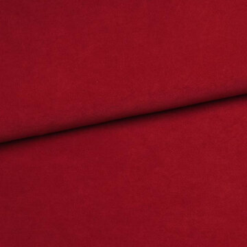 Coupon 90/Fluweel - Autumn bordeaux