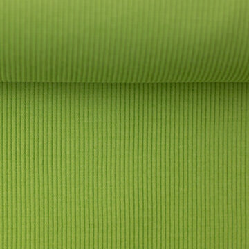 Boordstof fijne ribbel - erwtengroen 602