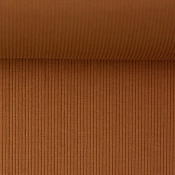 Boordstof fijne ribbel - camel 315