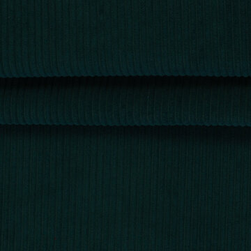 Ribfluweel deco - Donkergroen