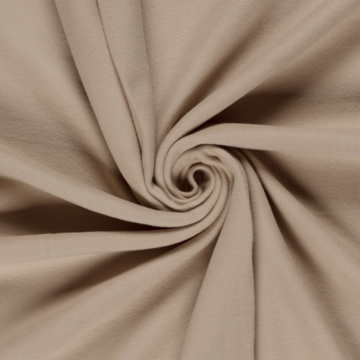 Fleece katoen - lichtbeige 52