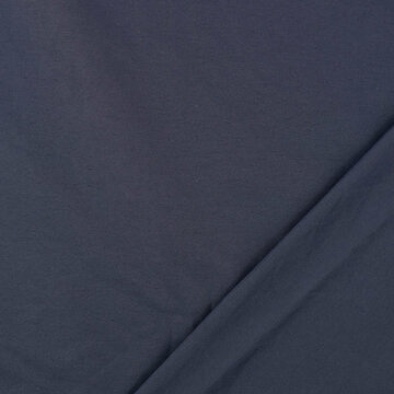 Katoen - Trenchcoat nachtblauw