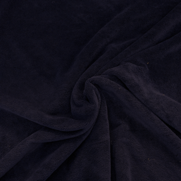Bamboobadstof velvet - Nachtblauw
