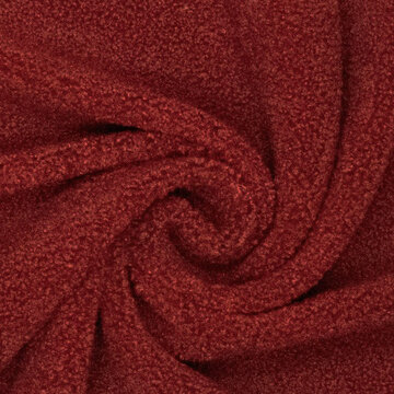 coupon 75/ Teddy - Donkerrood 345