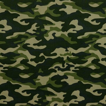 coupon 175 / Ribfluweel - Camouflage groen