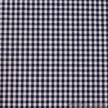 Katoen - Vichy ruit donkerblauw (3mm)
